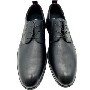 New Black Leather Playboy Oxford Dress Shoes 8 Lace Up Formal Wedding Classic